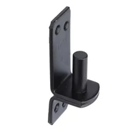 Kép 1/3 - Pántcsap Felcsavarozható Sima D=13mm Fekete