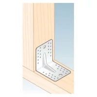 Kép 3/3 - Sarokösszekötő Lemez Erősített 90X90X65mm Fekete
