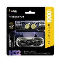 Kép 2/5 - Technik H32 LED tölthető fejlámpa (1000 lumen - 5 óra - 100m)