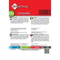 Kép 2/2 - ZKI Fűszernövény (Citromfű) vetőmag 0,5g
