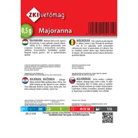 Kép 2/2 - ZKI Fűszernövény (Majoranna) vetőmag 0,5g