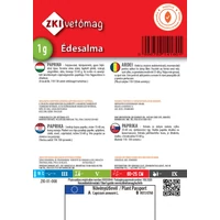 Kép 2/2 - ZKI Paprika (Édesalma) vetőmag 1g