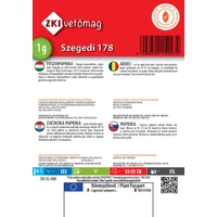 Kép 2/2 - ZKI Fűszerpaprika (Szegedi 178) vetőmag 1g