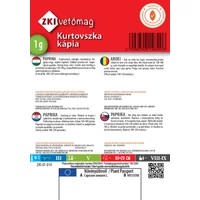 Kép 2/2 - ZKI Paprika (Kurtovszka kápia) vetőmag 1g