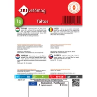 Kép 2/2 - ZKI Paprika (Táltos) vetőmag 1g