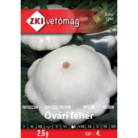 Kép 1/2 - ZKI Patisszon (Óvári Fehér) Vetőmag 2,5g