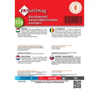 Kép 2/2 - ZKI Uborka (Kecskeméti Keseredésmentes) Vetőmag 1,5g