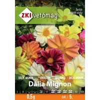 Kép 1/2 - ZKI Virágmag (Dália Mignon Színkeverék) vetőmag 0,5g