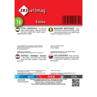 Kép 2/2 - ZKI Virágmag (Estike) vetőmag 1g