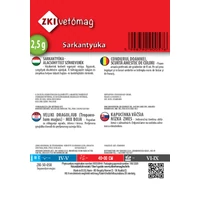 Kép 2/2 - ZKI Virágmag (Sarkantyúka alacsony színkeverék) vetőmag 2,5g