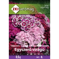Kép 1/2 - ZKI Virágmag (Törökszegfű Egyszerű virágú magas színkeverék) vetőmag 0,5g