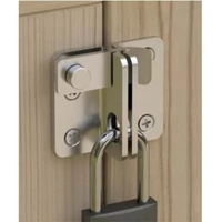 Kép 3/3 - Ajtóretesz lakatolható inox 45x40mm