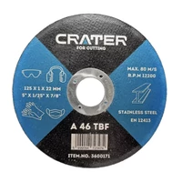 Kép 1/4 - CRATER A46TBF inox fémvágó korong 125x1mm
