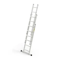 Kép 2/4 - DRABEST többcélú alu létra 3x6 fokos