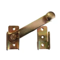 Kép 1/2 - Kapuzár retesz kétszárnyas horganyzott 120x55mm