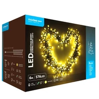 Kép 1/5 - Modee karácsonyi kültéri led fényfüzér mini gömb meleg fehér hálózati 576 ledes - 6m