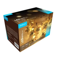 Kép 3/4 - Modee karácsonyi kültéri led dekor világítás fenyő-hógömb hálózati 10 ledes - 2,7m