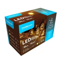 Kép 2/4 - Modee karácsonyi beltéri led dekor világítás karácsonyfa elemes 10 ledes - 90cm