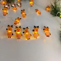 Kép 3/4 - Modee karácsonyi beltéri led dekor világítás rénszarvas elemes 10 ledes - 90cm