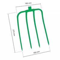 Kép 2/2 - MUTA 4 ágú kovácsolt ásóvilla