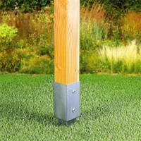 Kép 3/4 - Oszlophüvely beüthető 71x71x750/2mm tűzihorganyzott