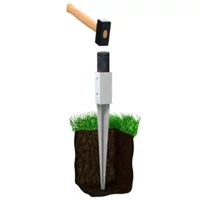 Kép 4/4 - Oszlophüvely beüthető 71x71x750/2mm tűzihorganyzott