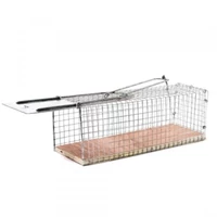 Kép 2/2 - Szögletes élvefogó patkánycsapda 9x9x27cm