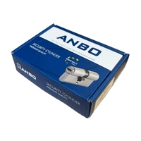 Kép 2/3 - ANBO 2300 fúrásvédett hengerzárbetét 30/30mm (5 kulcs) nikkel