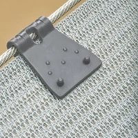 Kép 1/2 - FastClip rögzítő árnyékoló hálóhoz szürke (20db)