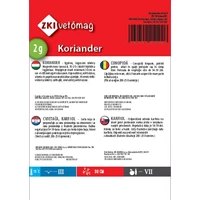 Kép 2/2 - ZKI Koriander Vetőmag 2G