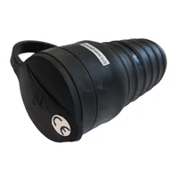 Kép 2/3 - Dugalj Földelt Gumírozott Ip44 Fekete