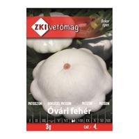 Kép 1/2 - ZKI Patisszon (Óvári fehér) vetőmag 3g