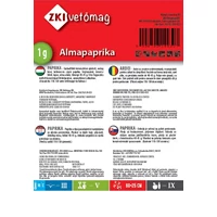 Kép 2/2 - ZKI Paprika (Almapaprika) Vetőmag 1G