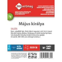 Kép 2/2 - ZKI Saláta (Május Királya) Vetőmag 3G