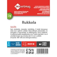 Kép 2/2 - ZKI Saláta (Rukkola) Vetőmag 2G