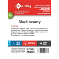 Kép 2/2 - ZKI Cukkini (Black Beauty) Vetőmag 3G