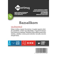 Kép 2/2 - ZKI Salátalevelű Bazsalikom Vetőmag 2G