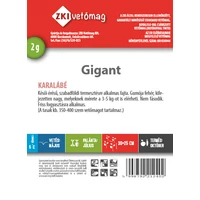 Kép 2/2 - ZKI Karalábé (Gigant) Vetőmag 2G