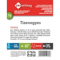 Kép 2/2 - ZKI Paprika (Tizenegyes) Vetőmag 1G