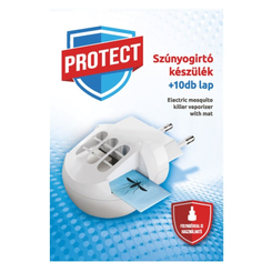 Protect elektromos szúnyogirtó készülék + 10db lap