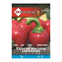 ZKI Fűszerpaprika (Kalocsai alacsony cseresznye) vetőmag 1g