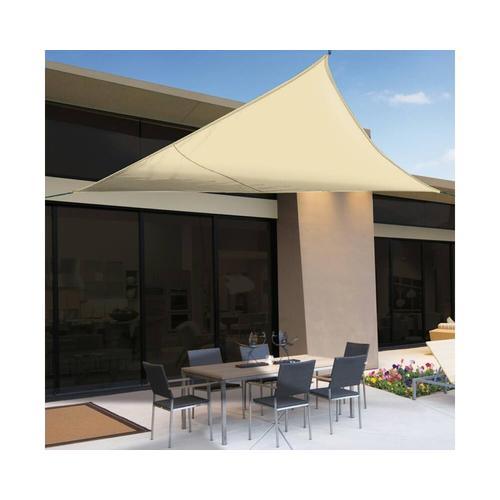 NORTENE SUNNET POLYESTER vízálló napvitorla 90% 3,6x3,6x3,6m bézs