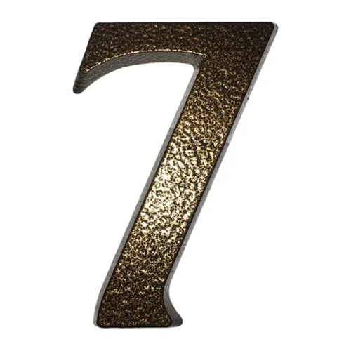 Alumínium Házszám "7" Barna 10cm