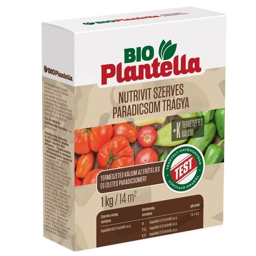 Bioplantella Nutrivit Szerves Granulált Paradicsom Trágya 1kg