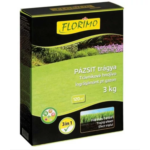 Florimo 3in1 gyeptrágya (120m2) 3kg