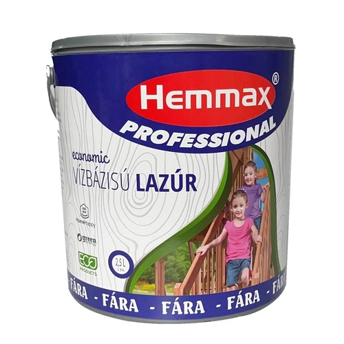 Hemmax Professional Vízbázisú Lazúrfesték 2,5L