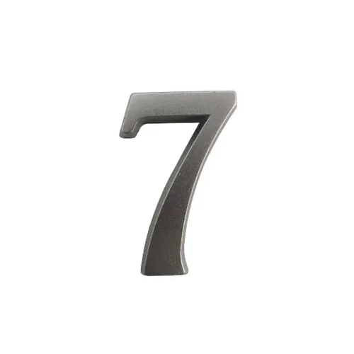 Ajtószám Öntapadós Matt Ezüst "7" 4,5cm
