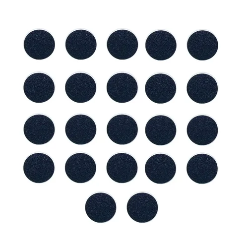 Öntapadós Csavartakaró Fekete (22db)