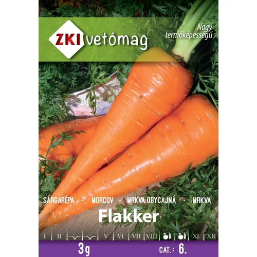 ZKI Sárgarépa (Flakker) Vetőmag 3G