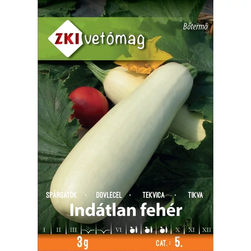 ZKI Spárgatök (Indátlan Fehér) Vetőmag 3G